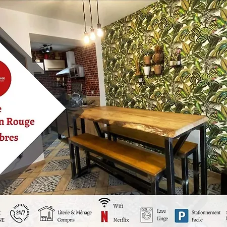 Gite La Maison Rouge Béthune Extérieur photo